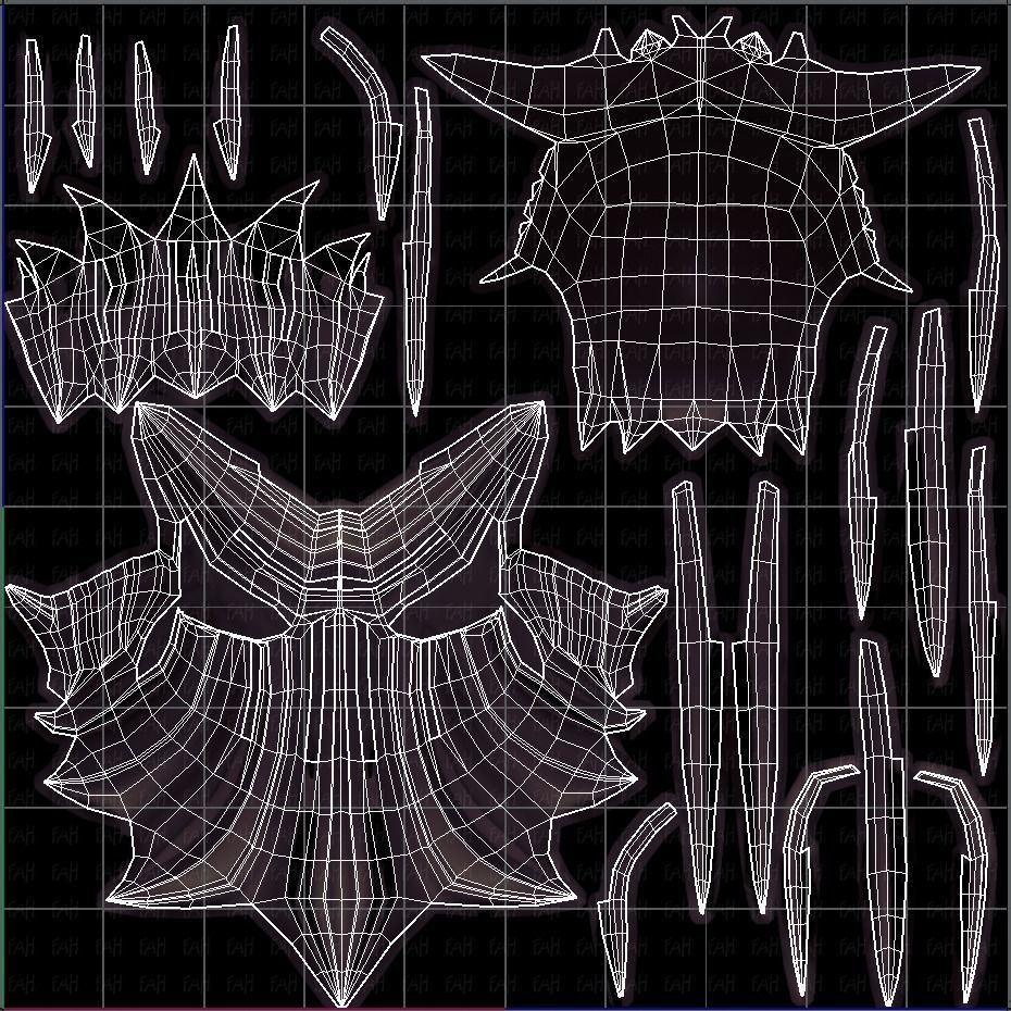 3D Hair style for boy V55 Low-poly 3D model_45