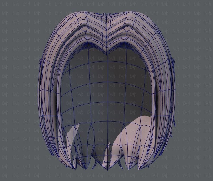 3D Hair style for boy V55 Low-poly 3D model_38