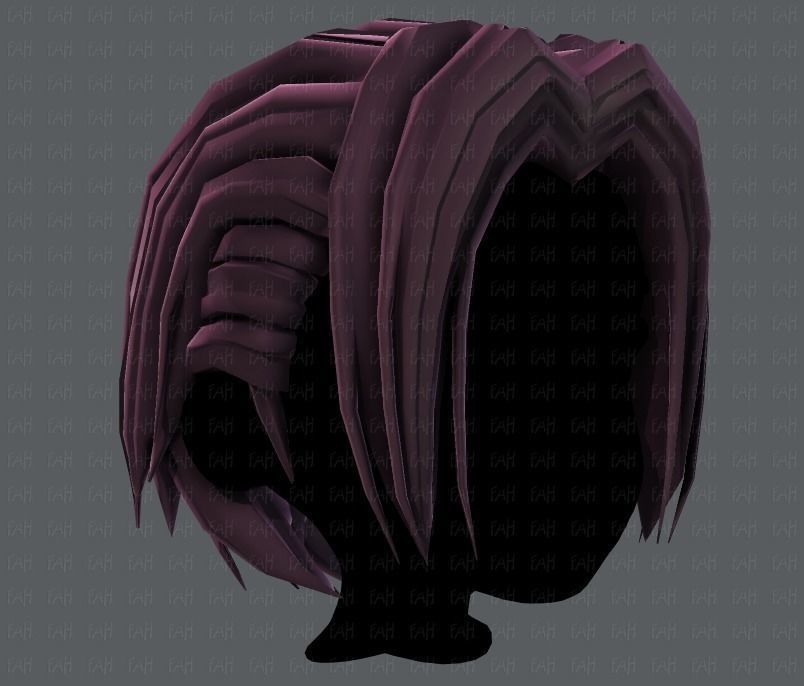 3D Hair style for boy V55 Low-poly 3D model_18