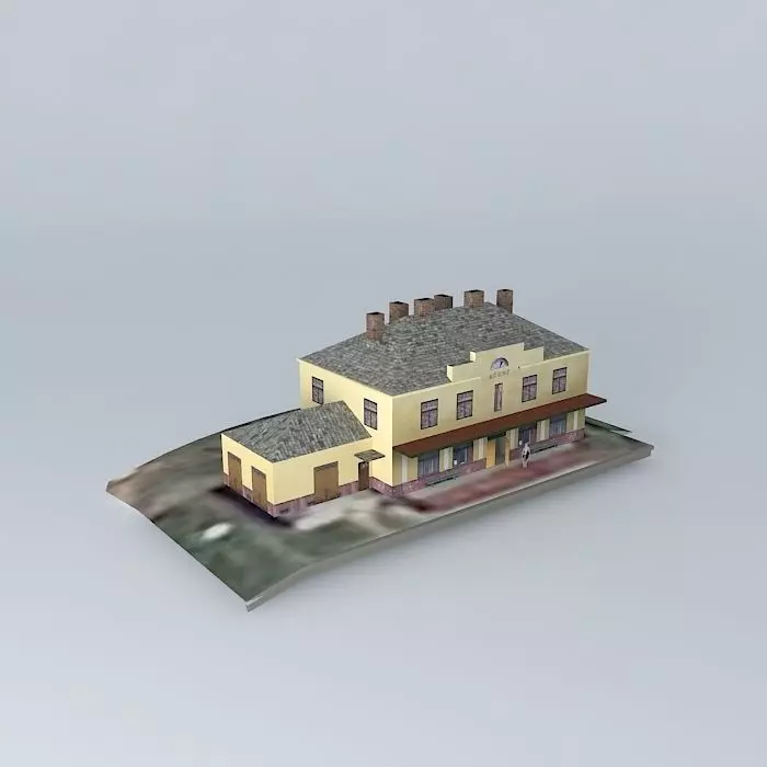 Stopinu novads ACON station Free 3D model_0