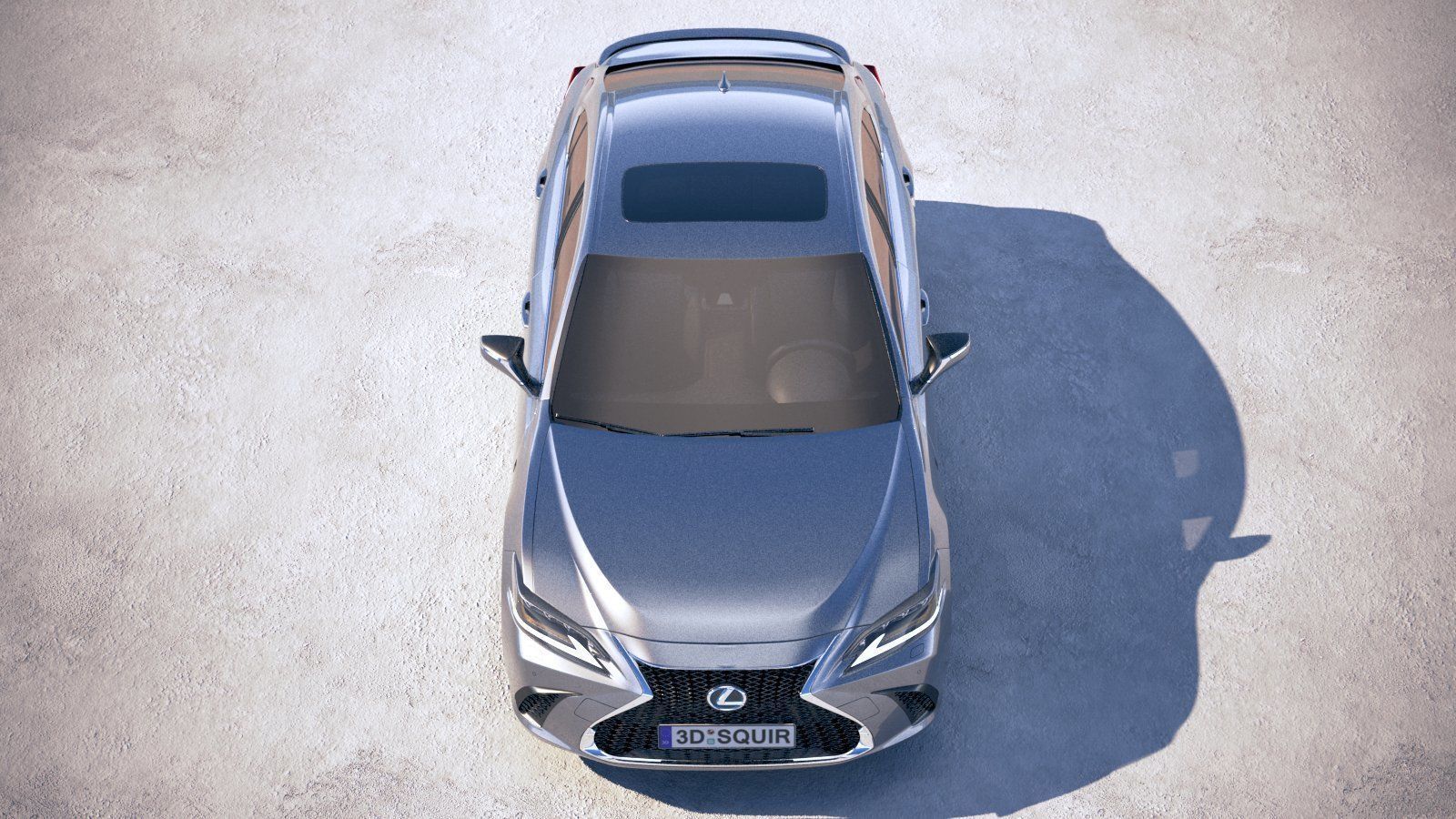 Lexus ES 2019 3D model_8