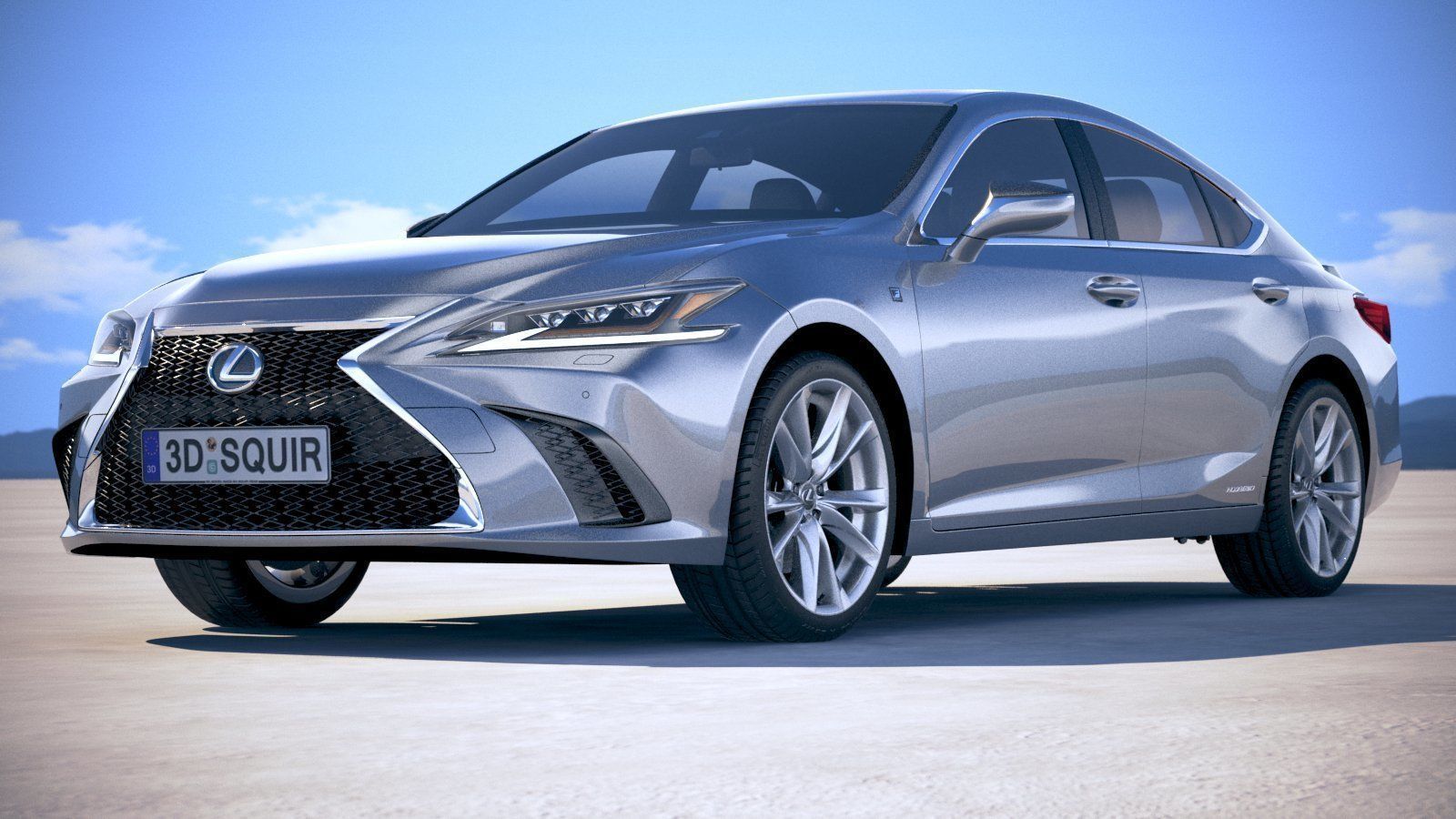 Lexus ES 2019 3D model_12