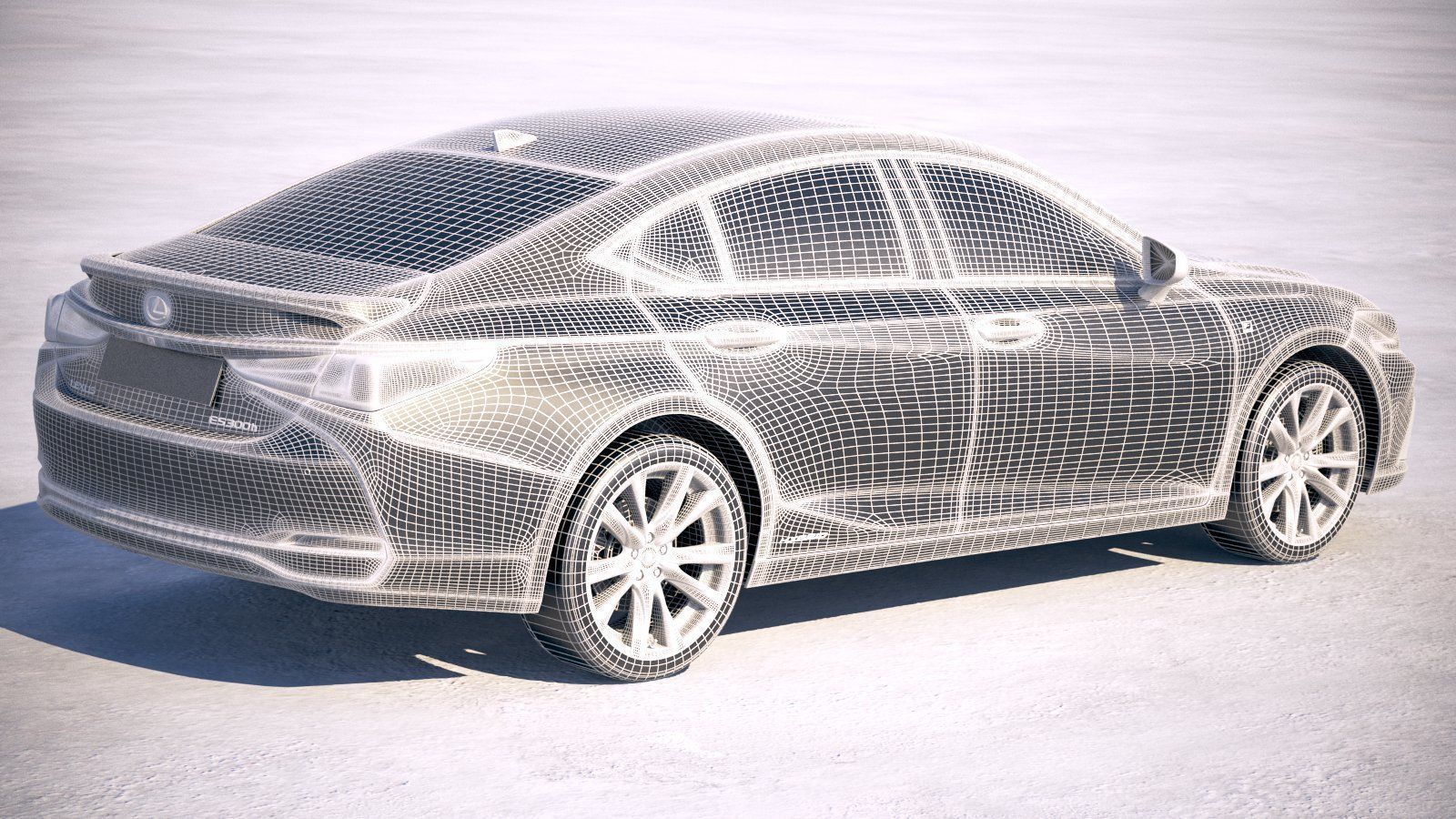 Lexus ES 2019 3D model_18