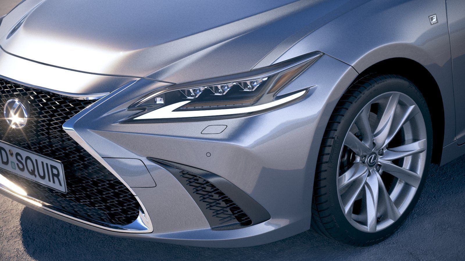 Lexus ES 2019 3D model_2