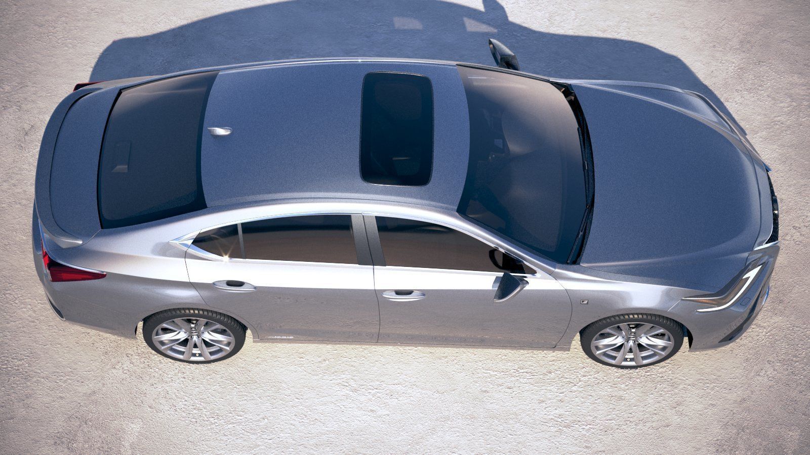 Lexus ES 2019 3D model_7