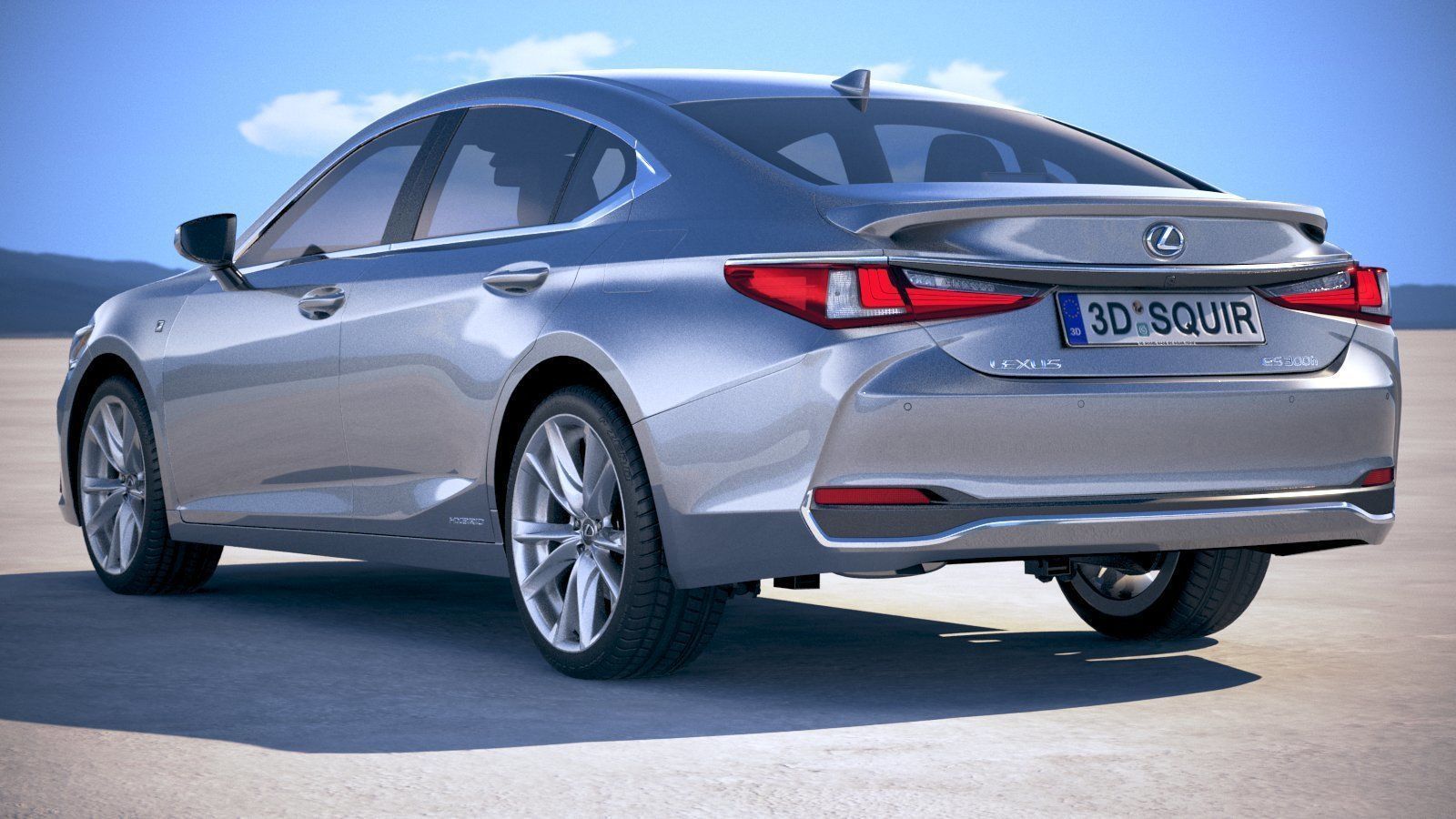 Lexus ES 2019 3D model_13