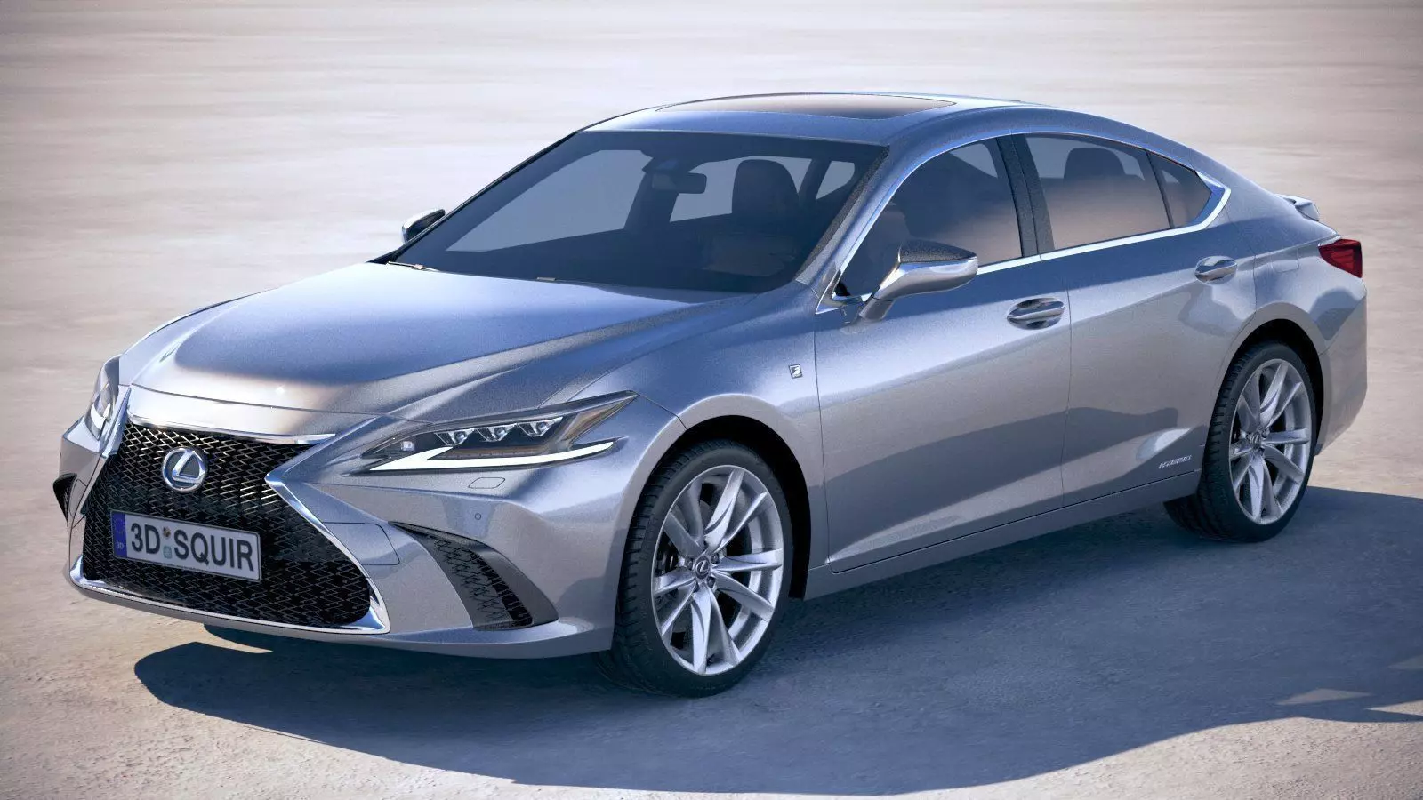 Lexus ES 2019 3D model_0