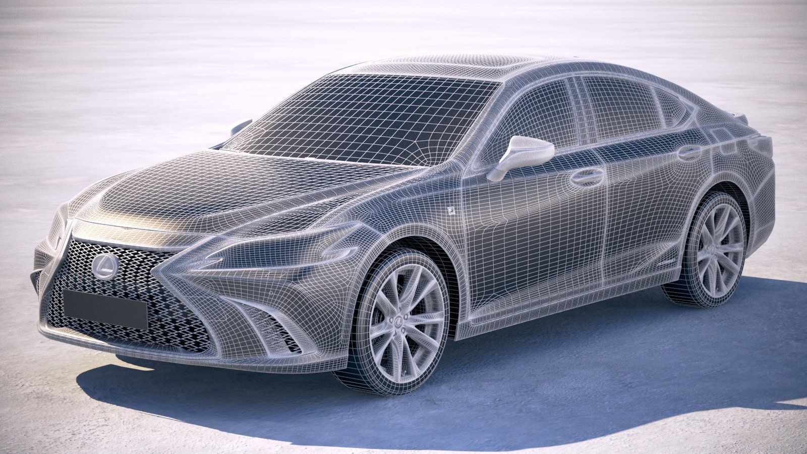 Lexus ES 2019 3D model_17