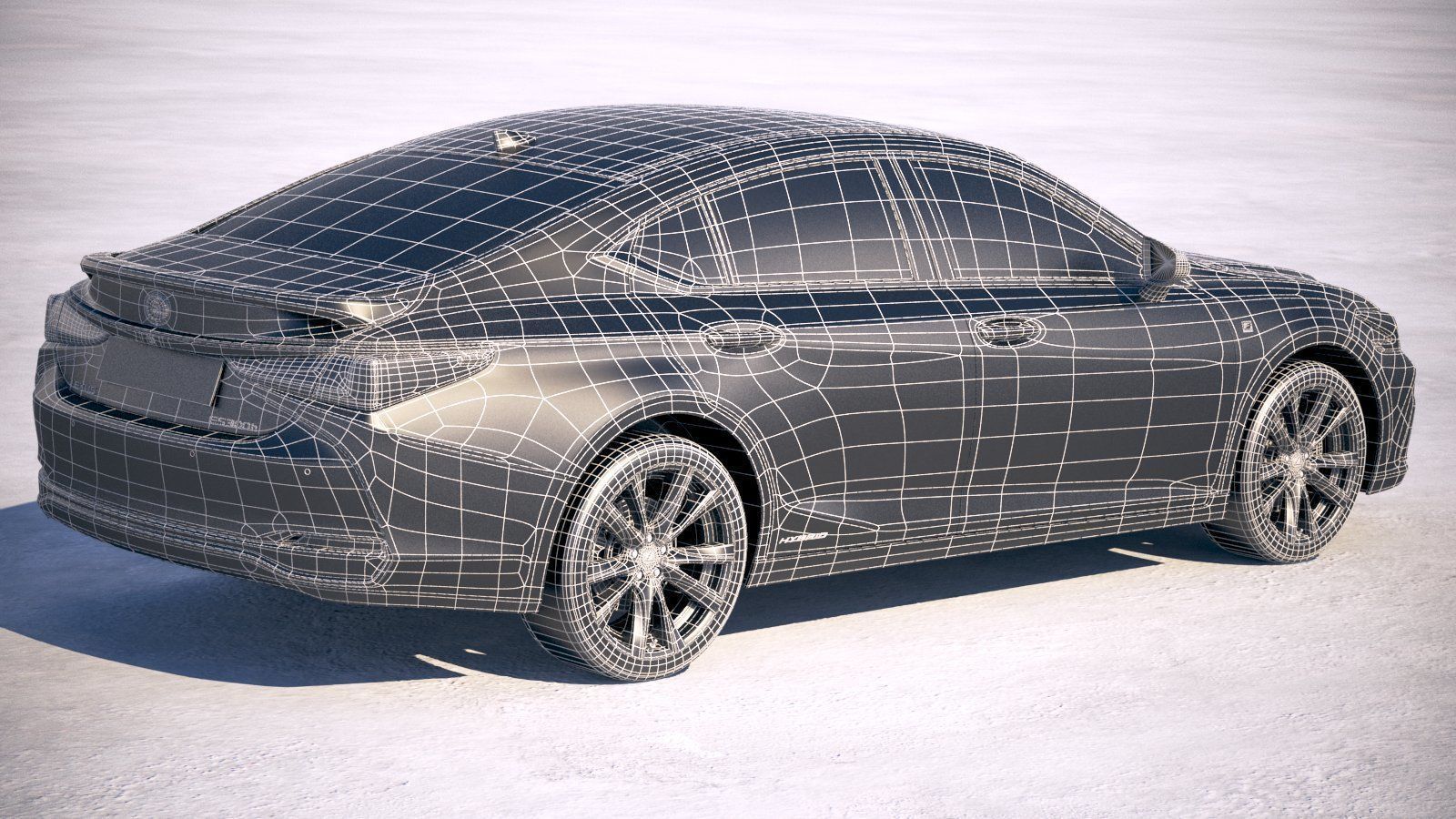 Lexus ES 2019 3D model_20