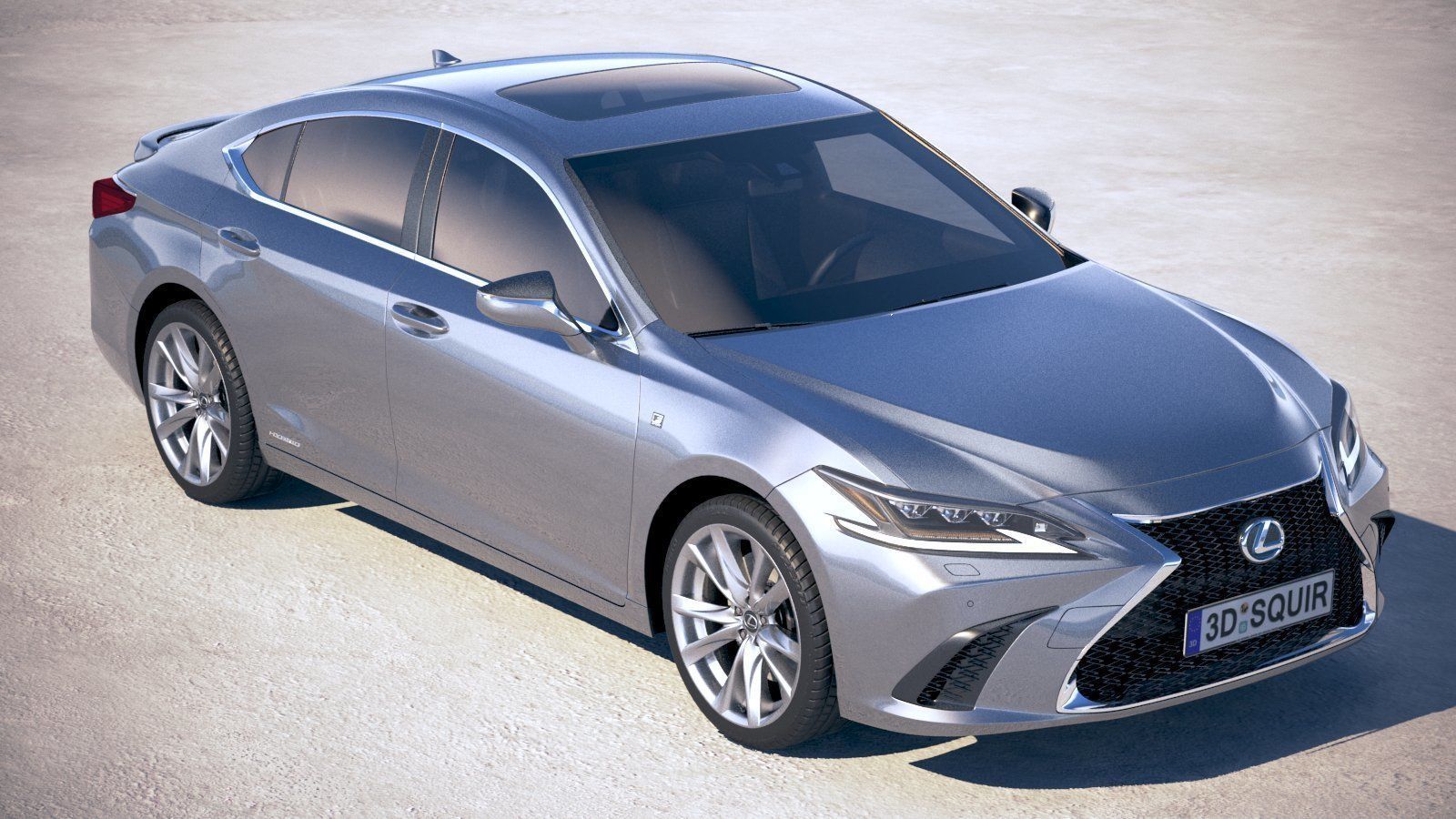 Lexus ES 2019 3D model_11