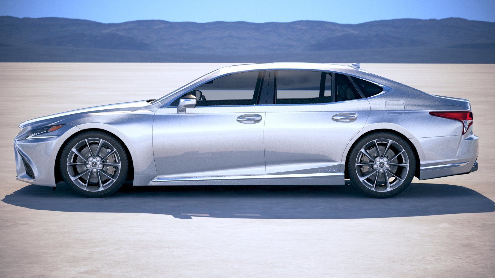 Lexus LS500h 2019  3D model_6