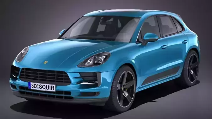 LowPoly Porsche Macan 2019