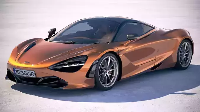 McLaren 720S 2018 3D model