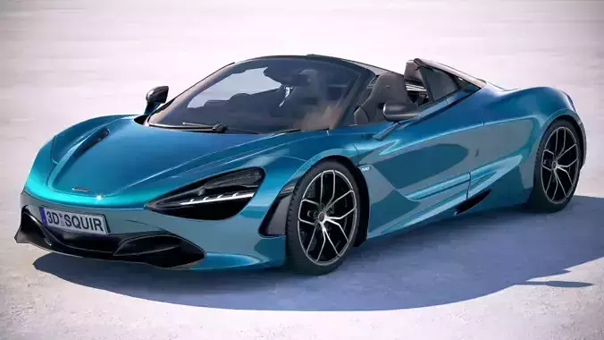 McLaren 720S Spider 2019 3D model