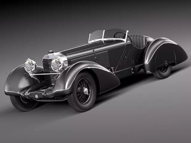 Mercedes-Benz 710 SSK Trossi Roadster 1930 3D model