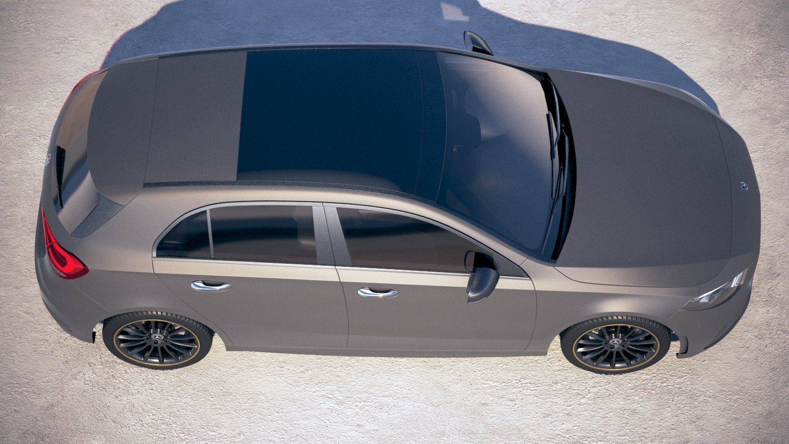 Mercedes A-Class AMG 2019 3D model_7