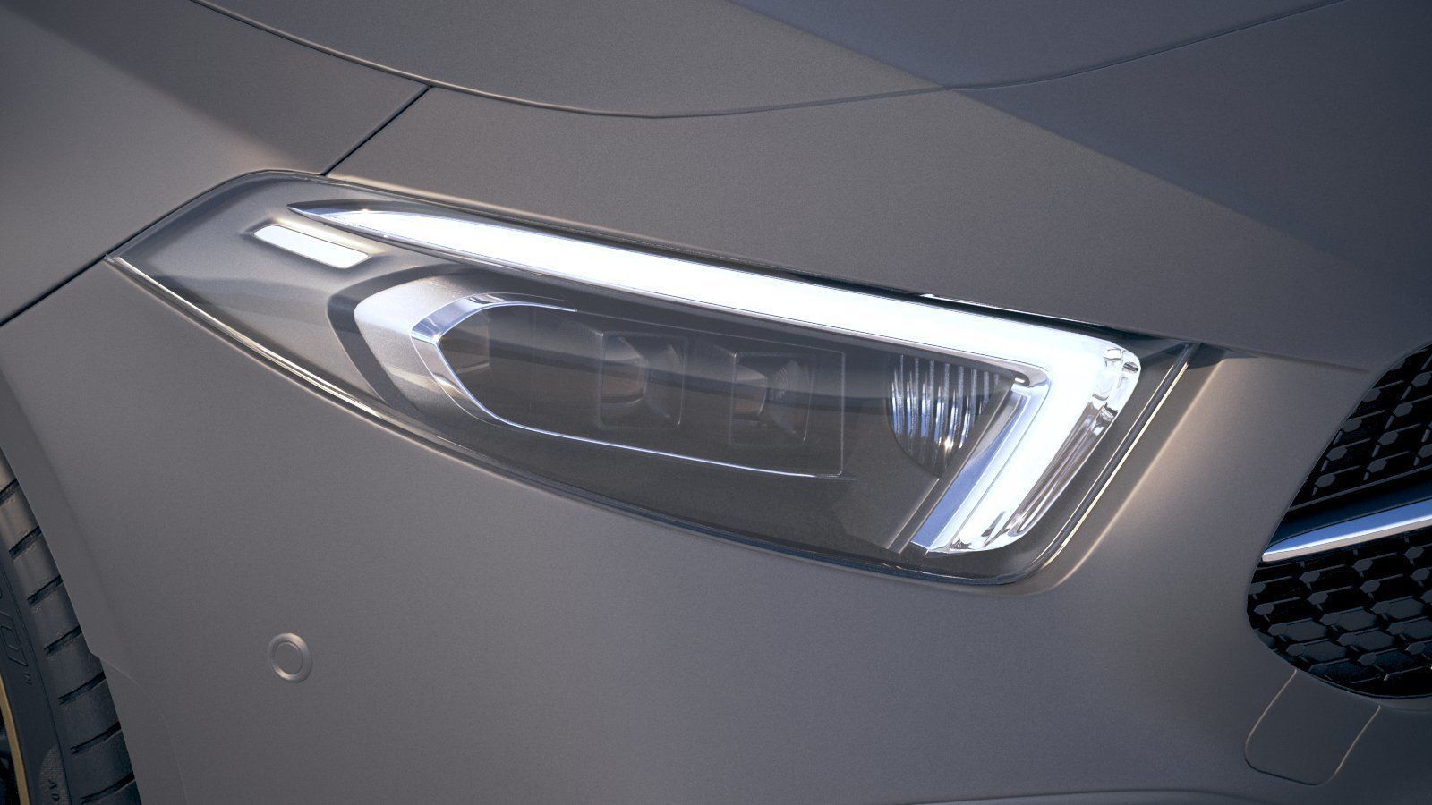 Mercedes A-Class AMG 2019 3D model_15