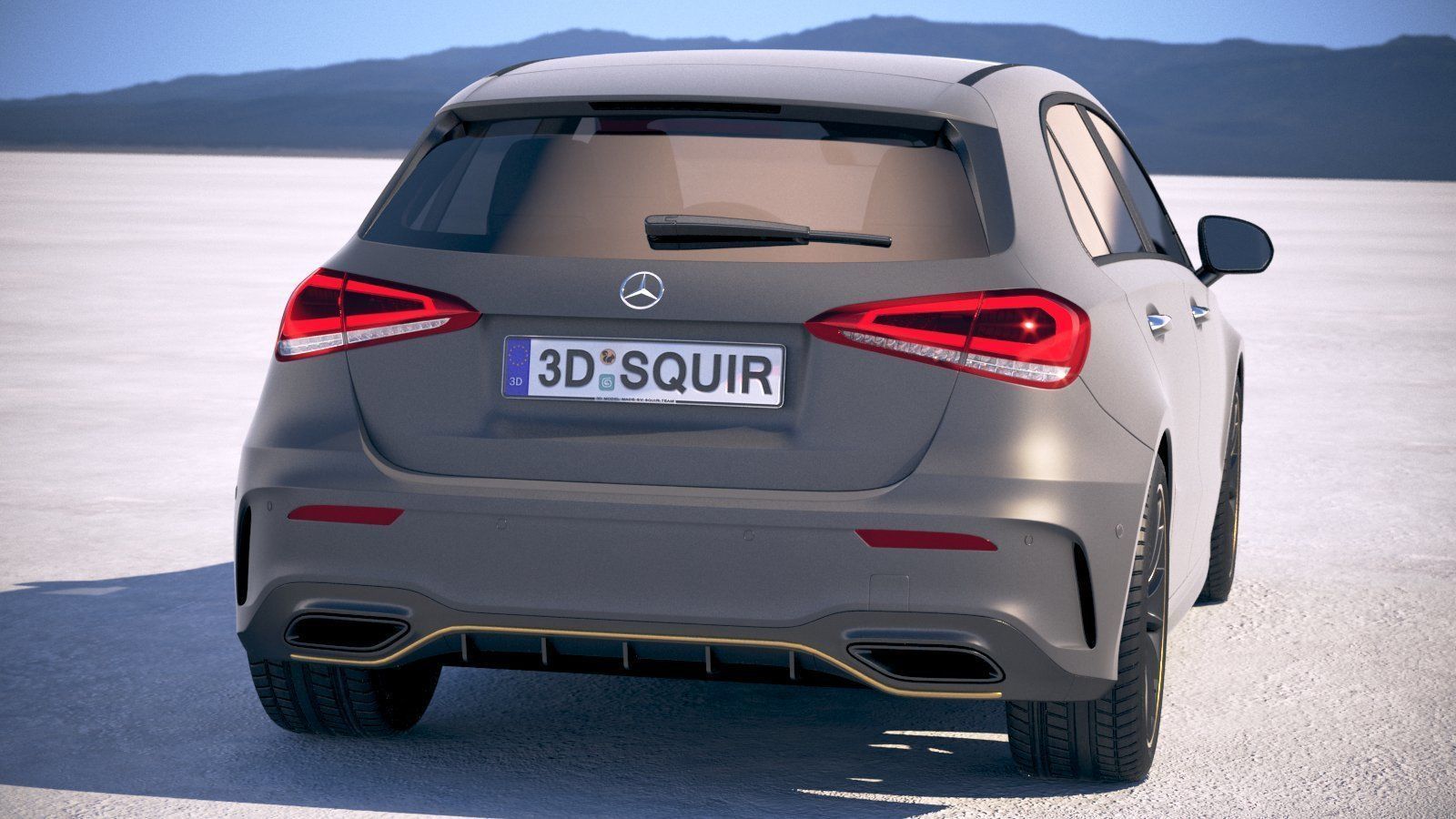Mercedes A-Class AMG 2019 3D model_5