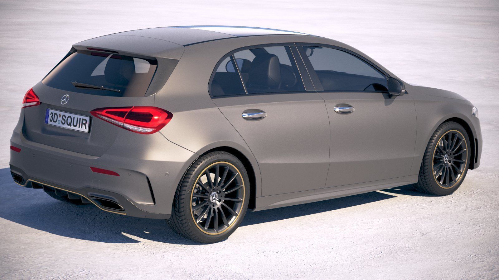 Mercedes A-Class AMG 2019 3D model_4