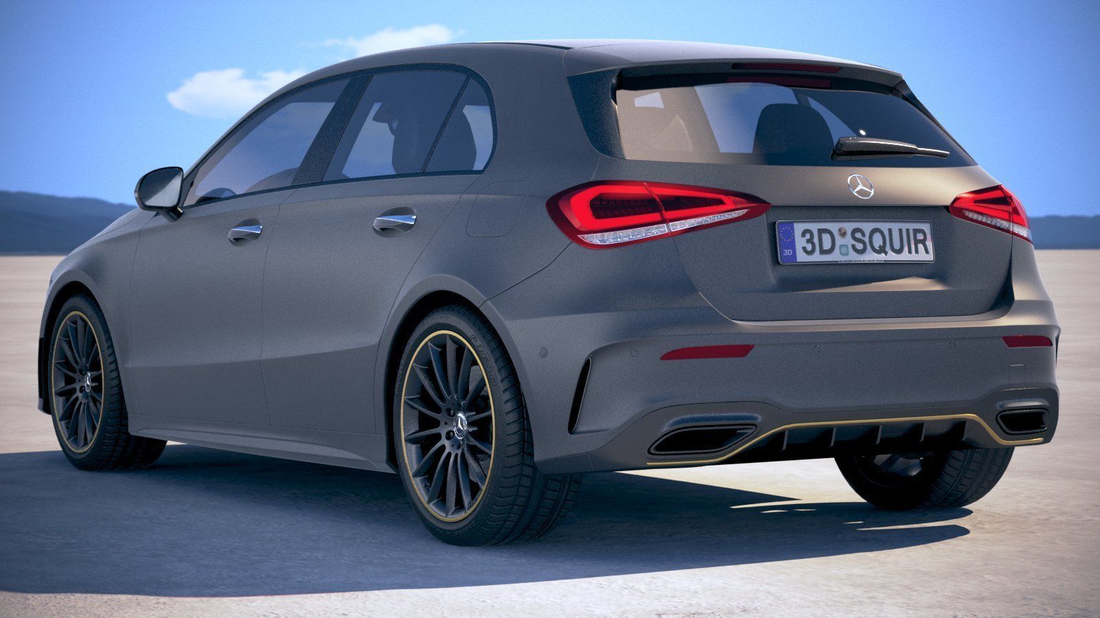 Mercedes A-Class AMG 2019 3D model_13
