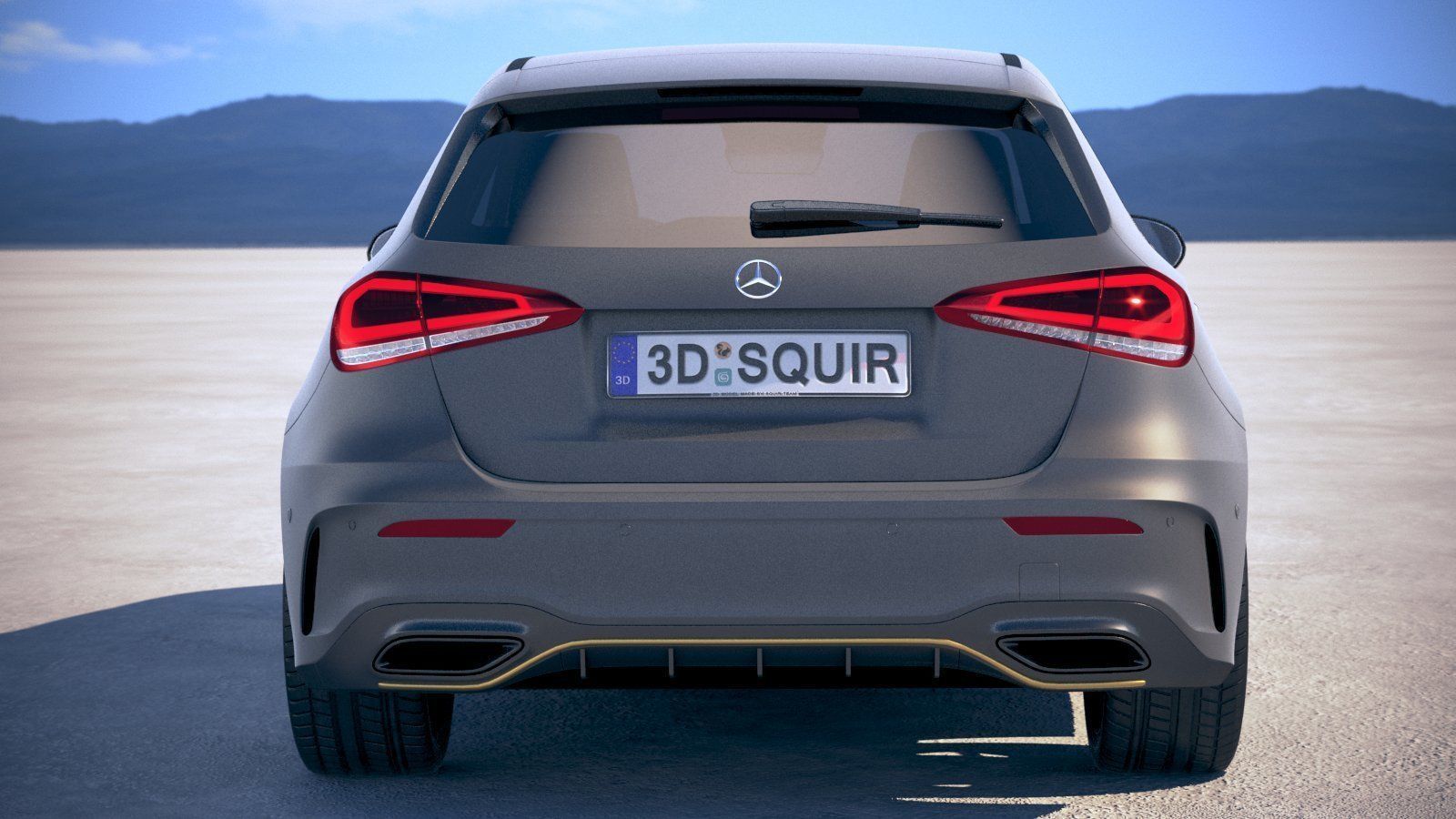 Mercedes A-Class AMG 2019 3D model_10