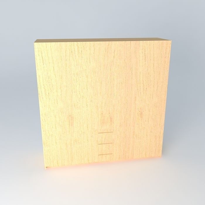 Accenta Cabinet BS 4D 3  Free 3D model_2