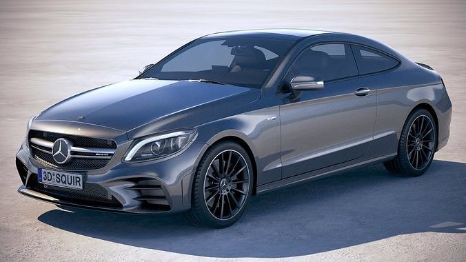 Mercedes C-class AMG Coupe 2019 3D model