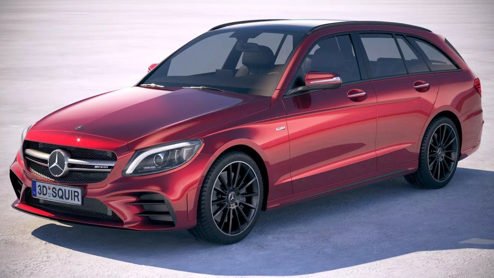 Mercedes C-class Estate AMG 2019 3D model