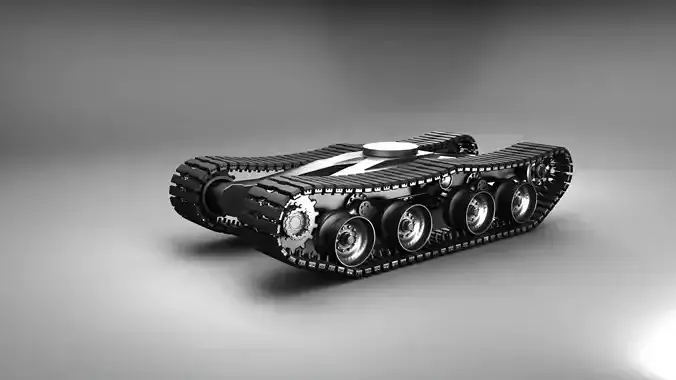 Suspension tracks construction vehicle