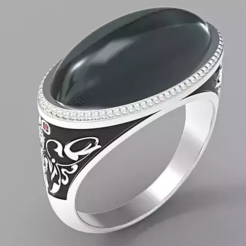 Cabochon  cushion gems mensring 