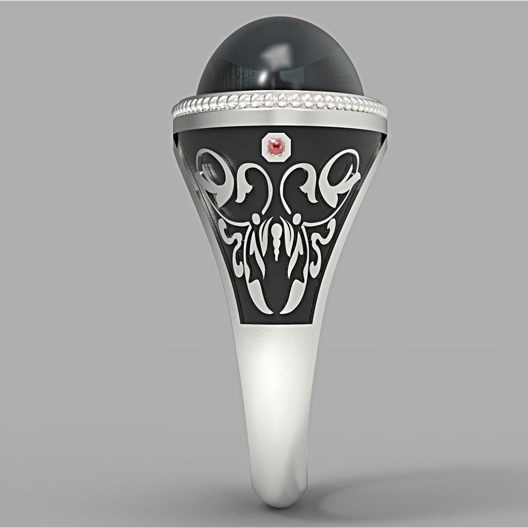 Cabochon  cushion gems mensring  3D print model_2