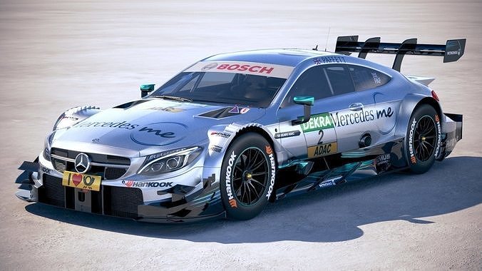 Mercedes AMG C-coupe c63 DTM 2017 3D model
