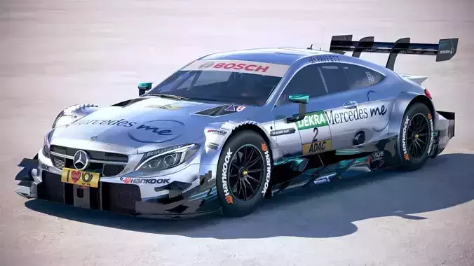 Mercedes AMG C-coupe c63 DTM 2017 3D model