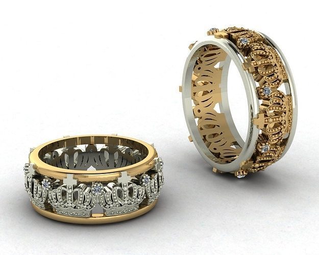 Wedding rings 3D print model