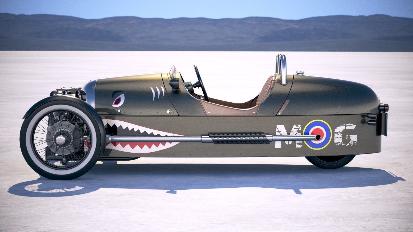 Morgan 3 Wheeler 2011-2020 3D model_6