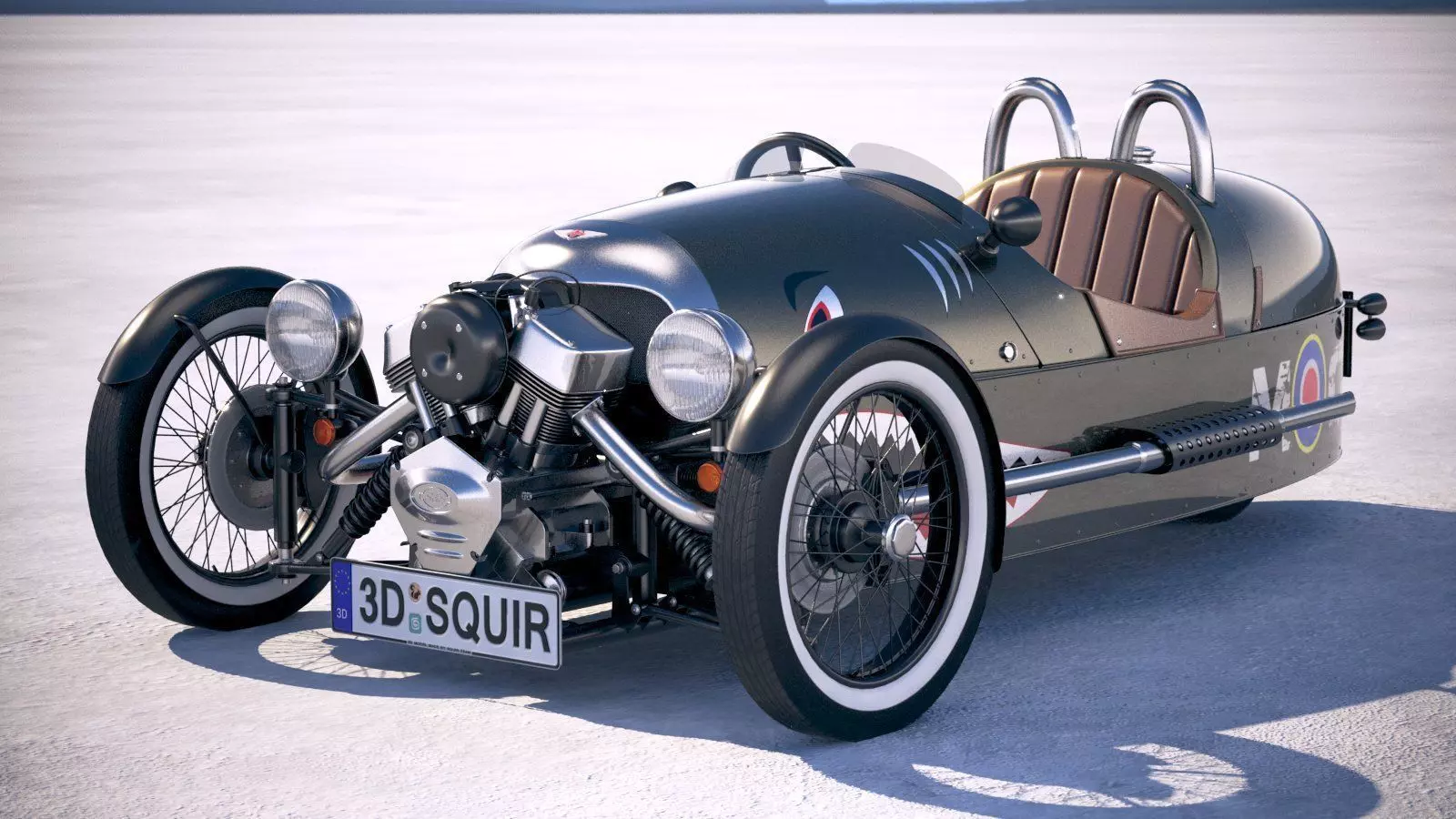 Morgan 3 Wheeler 2011-2020 3D model_0