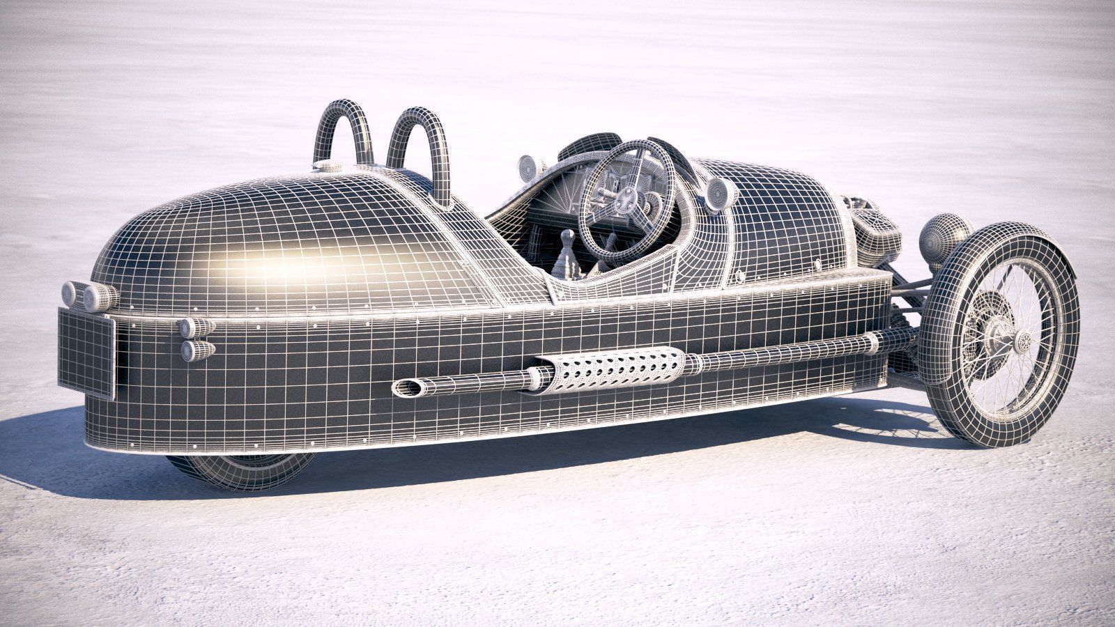 Morgan 3 Wheeler 2011-2020 3D model_21