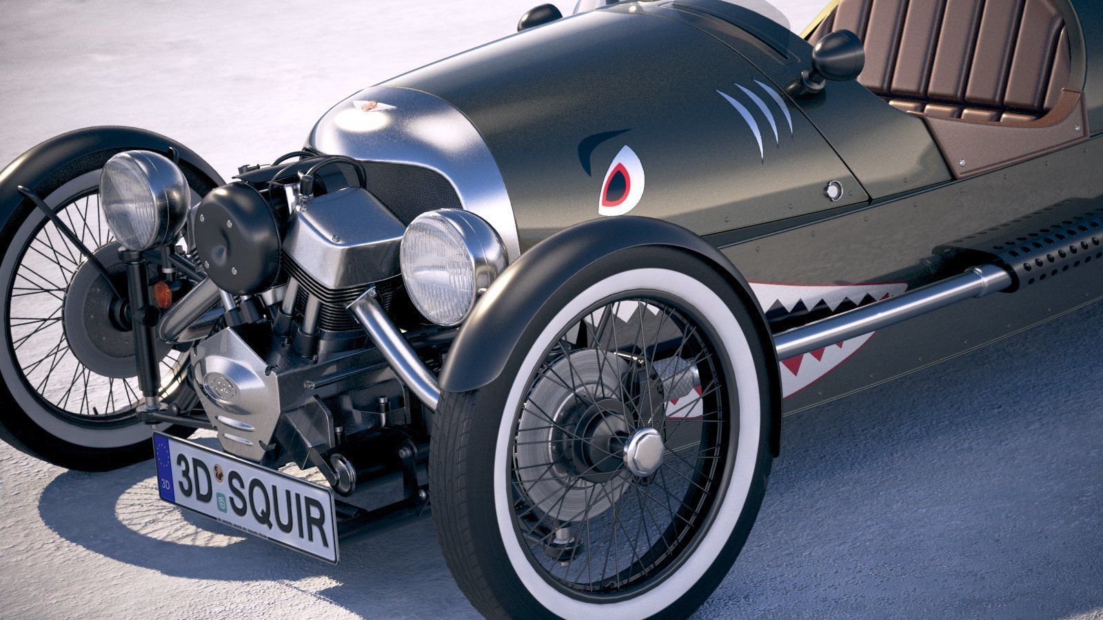 Morgan 3 Wheeler 2011-2020 3D model_2