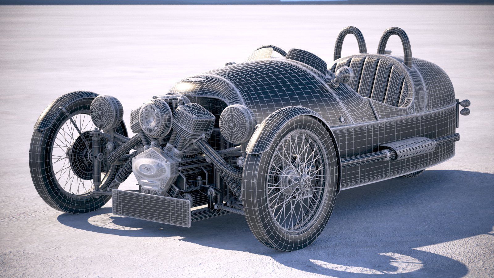 Morgan 3 Wheeler 2011-2020 3D model_20