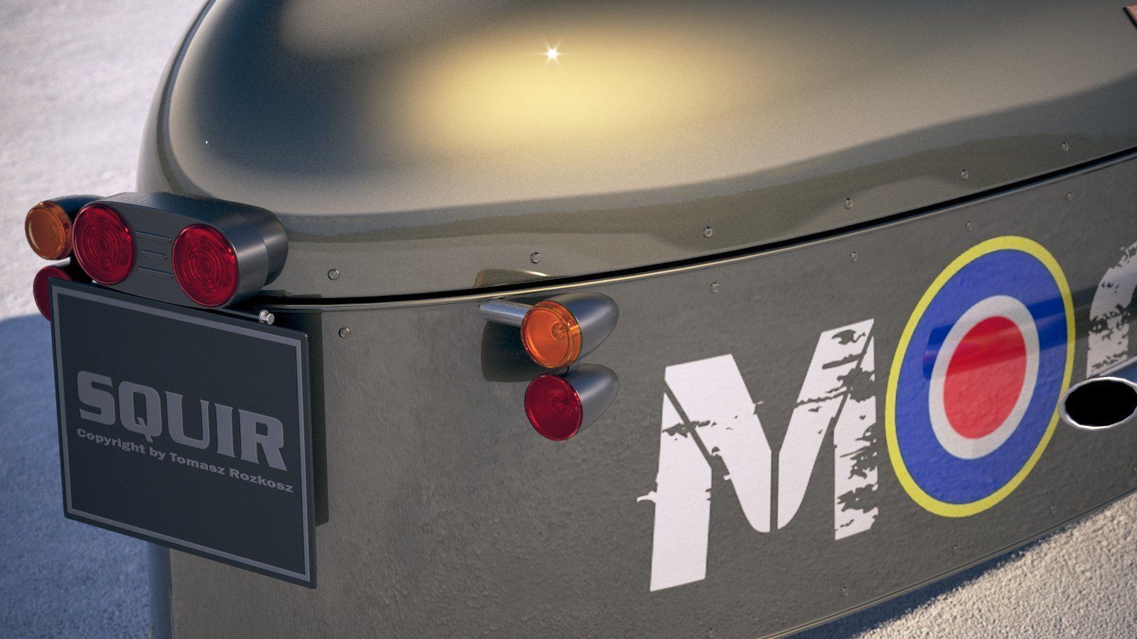 Morgan 3 Wheeler 2011-2020 3D model_16