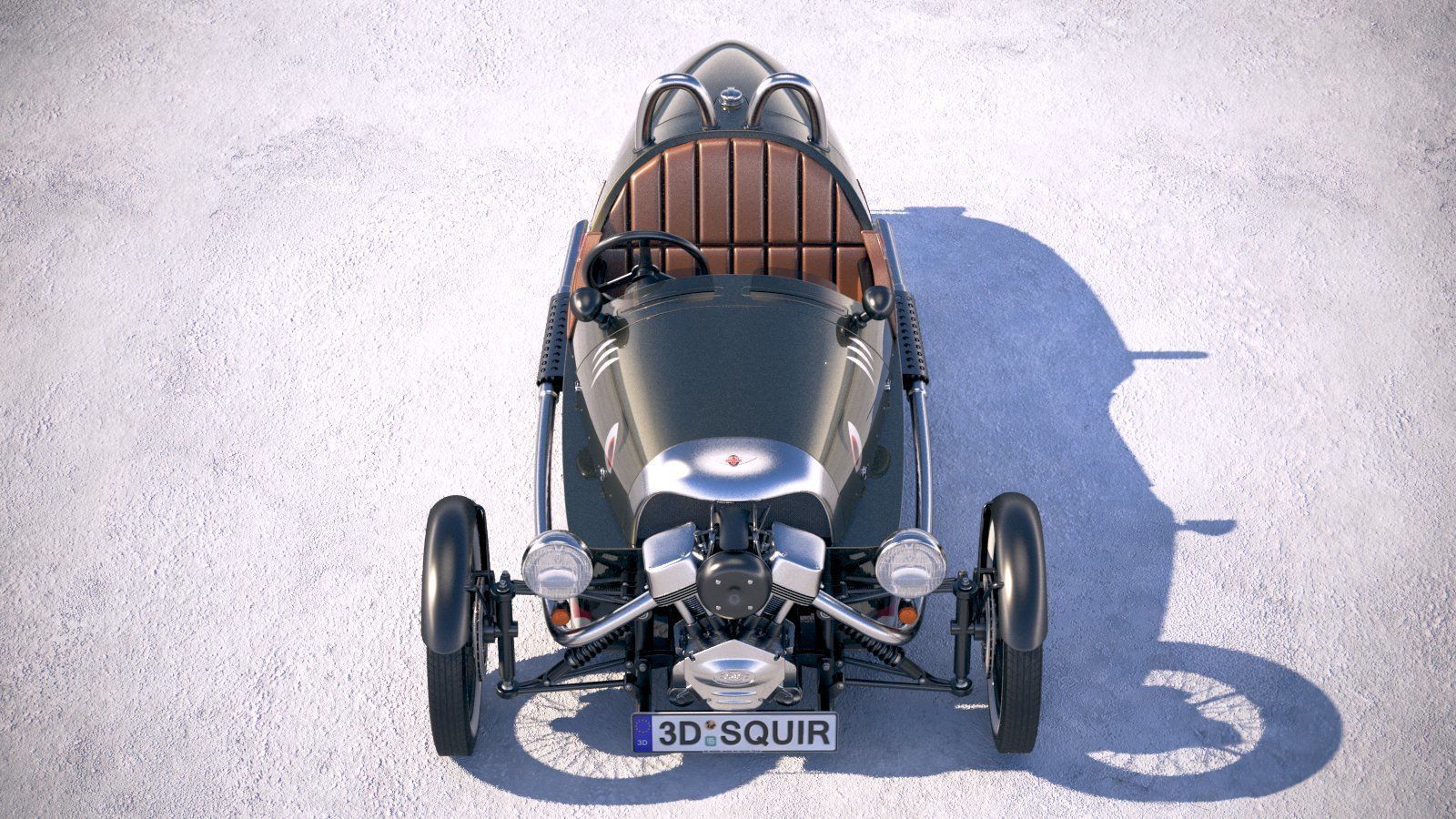 Morgan 3 Wheeler 2011-2020 3D model_8
