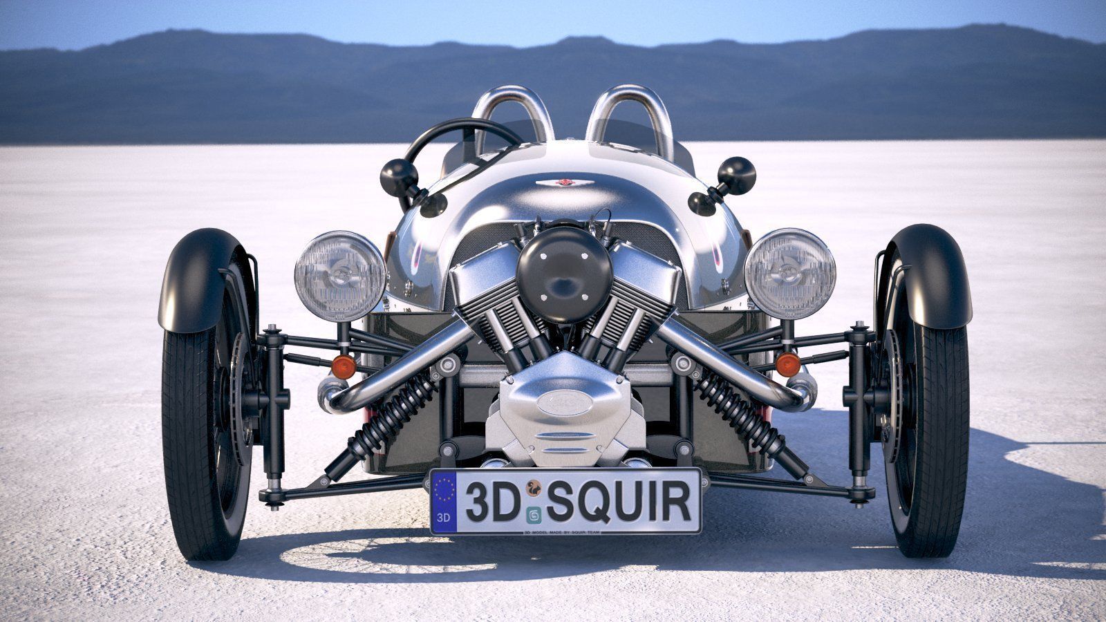 Morgan 3 Wheeler 2011-2020 3D model_9