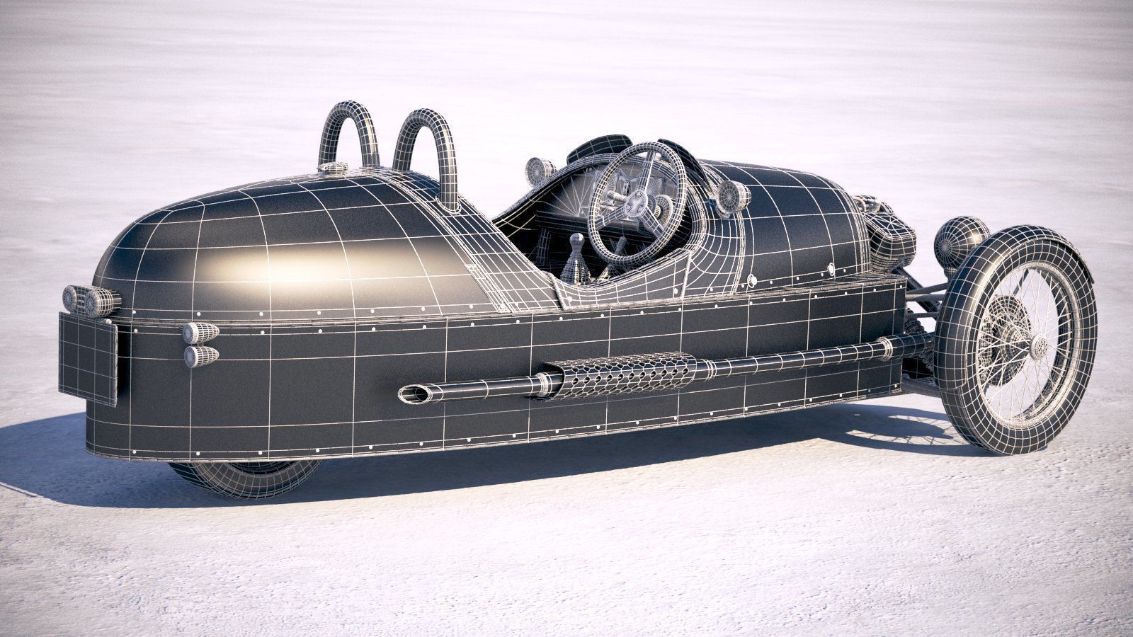 Morgan 3 Wheeler 2011-2020 3D model_23