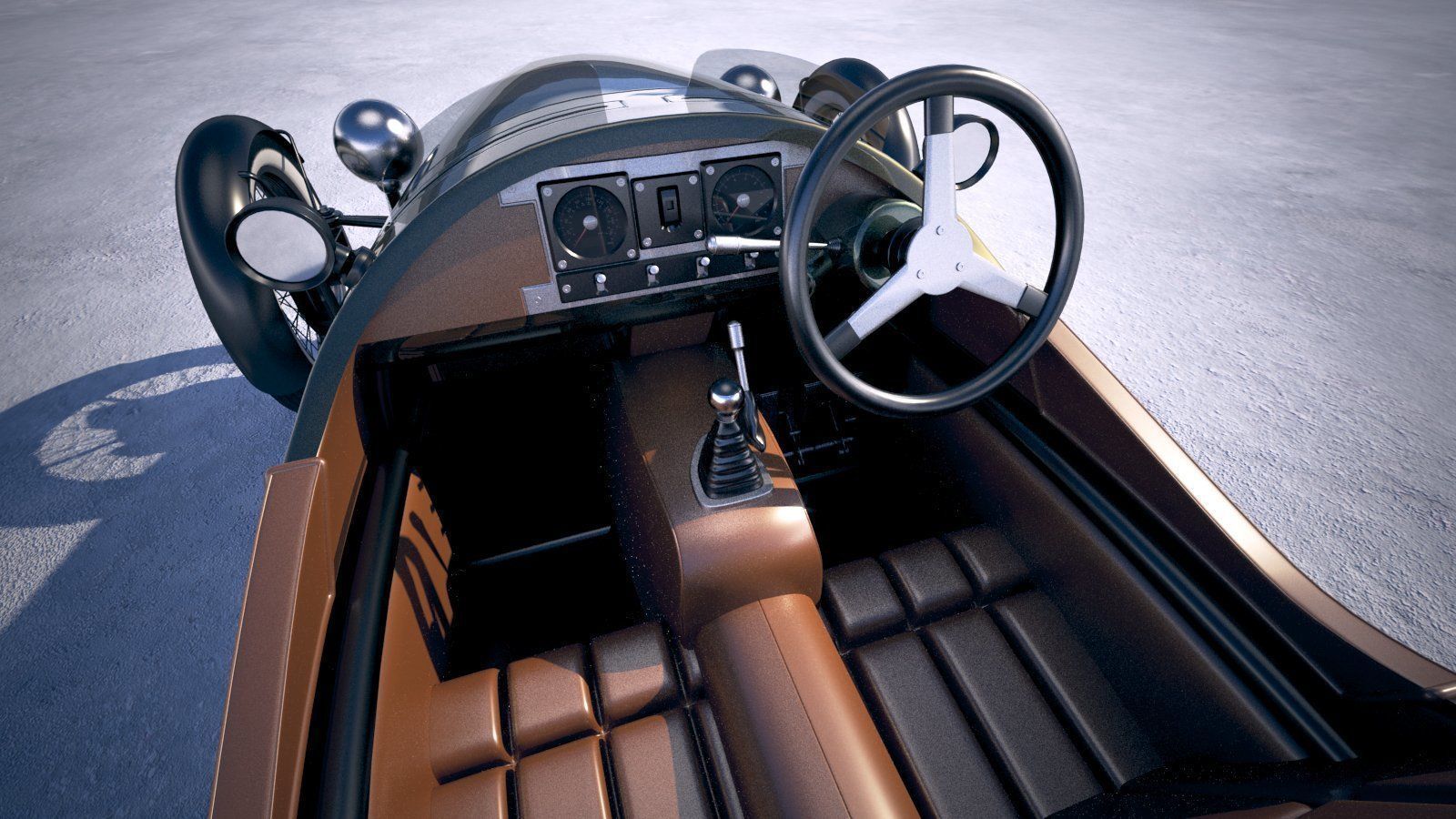 Morgan 3 Wheeler 2011-2020 3D model_17