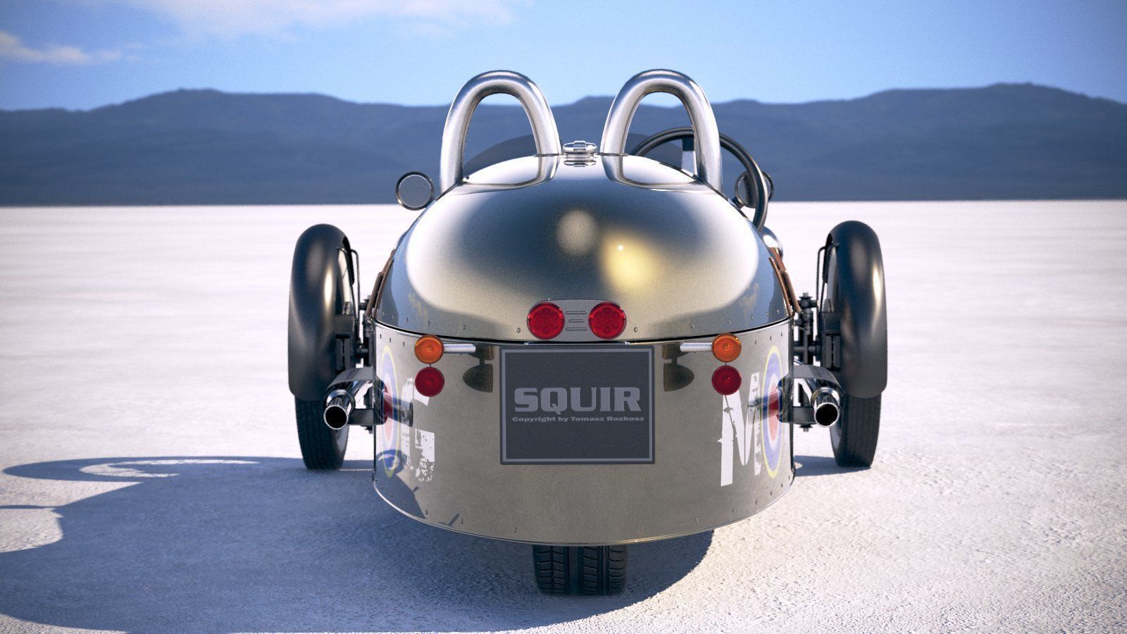 Morgan 3 Wheeler 2011-2020 3D model_10