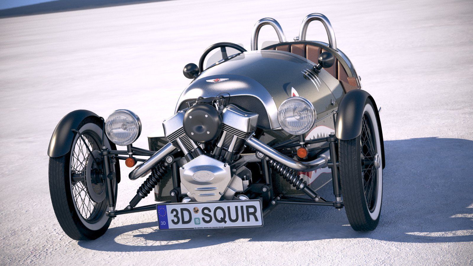 Morgan 3 Wheeler 2011-2020 3D model_1