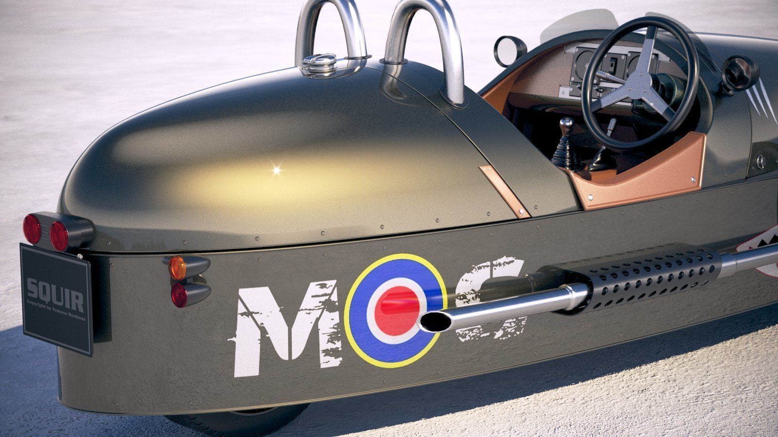 Morgan 3 Wheeler 2011-2020 3D model_3