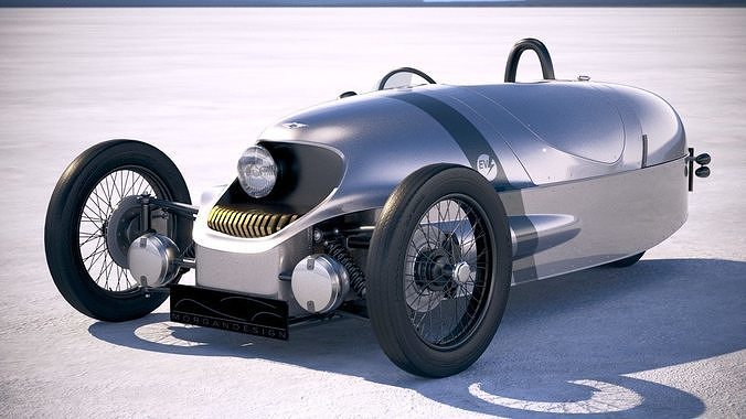Morgan 3 Wheeler EV3 2018 3D model