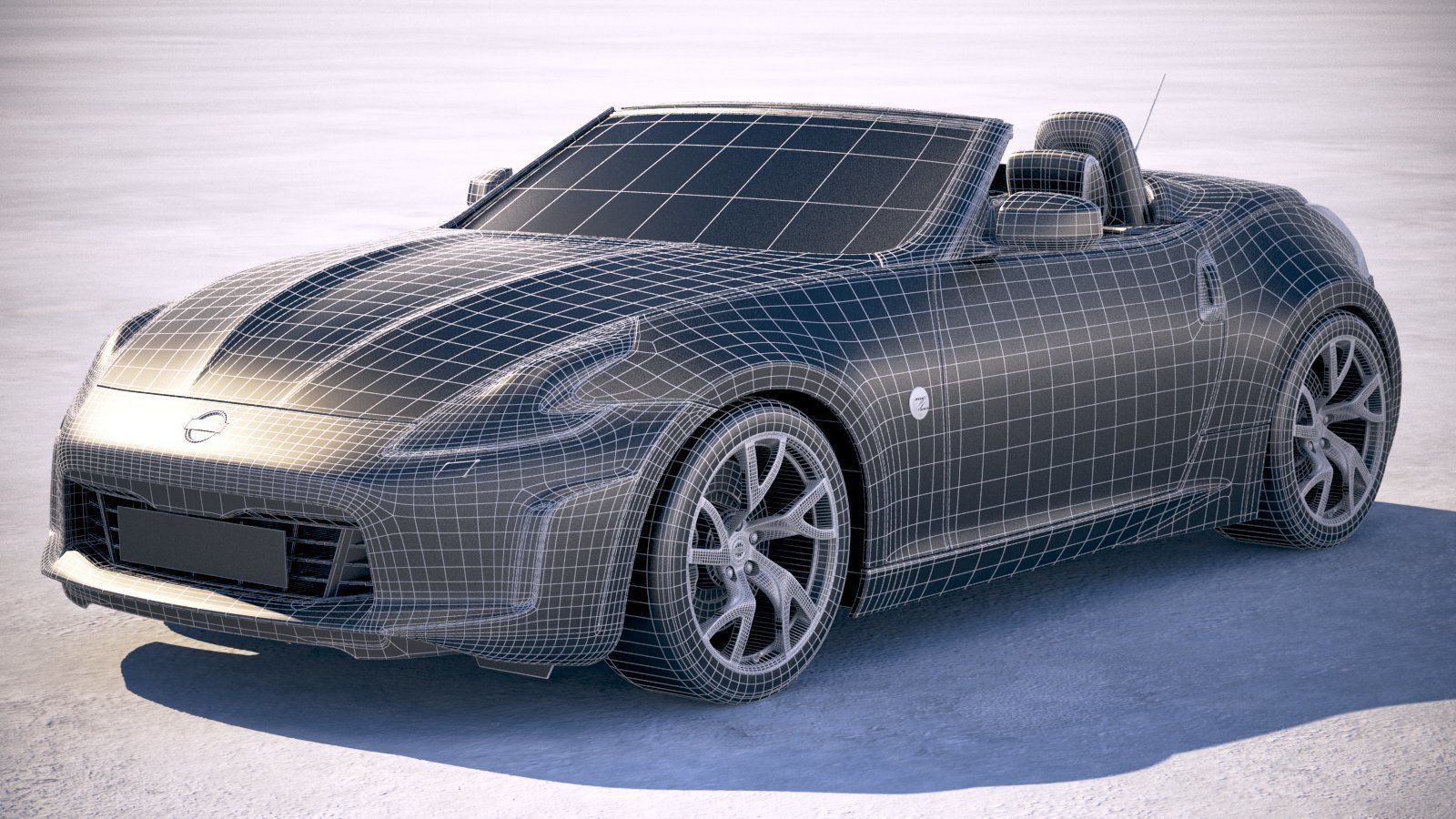 Nissan 370Z Convertible 2017 3D model_22