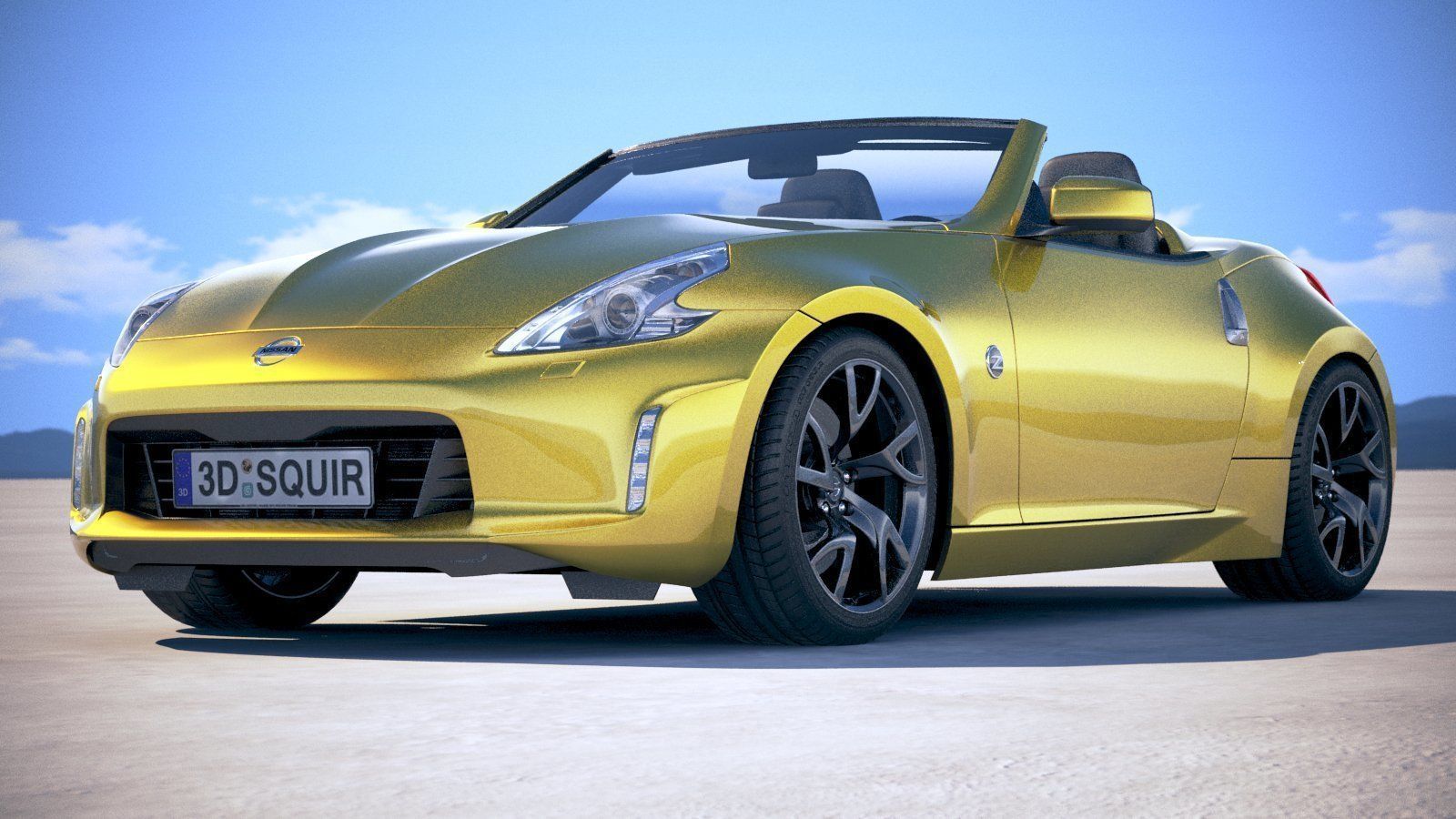 Nissan 370Z Convertible 2017 3D model_12